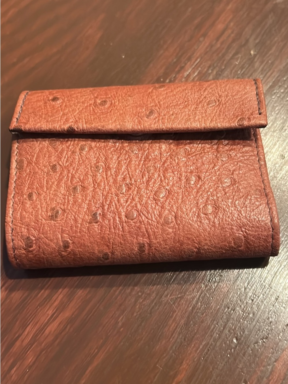 Men's Brown Leather Card Holder